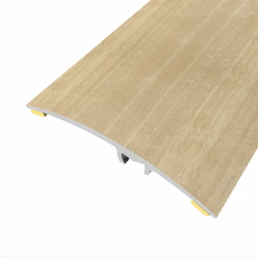 Barre de seuil en aluminium décor chêne poli 42 - 4,7 x 270 cm adhésif