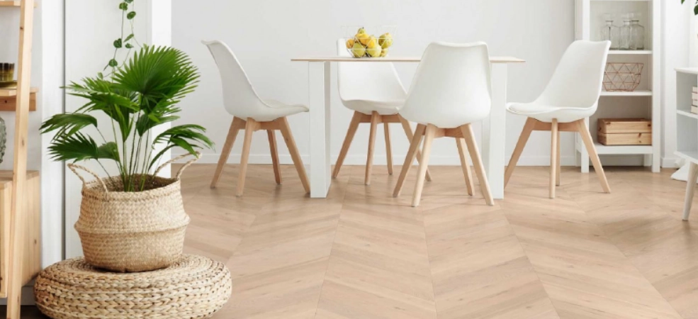 Parquet bois pose en point de Hongrie