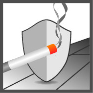 Icon cigarette protect