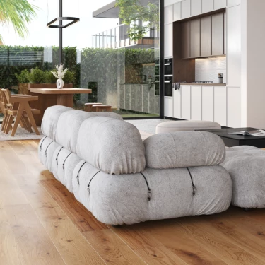 Parquet Chêne bois Contrecollé Bari Naturel - ép.14/3 x l.190 x L.400-1200 mm