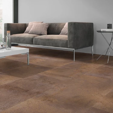 Sol Vinyle Clipsable Oxyde Bronze Red - ép.6/0.55 x l.470 x L.925 mm