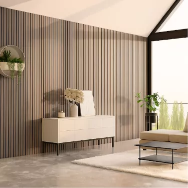 Panneau Mural Tocca Vitesse Noyer - ép.21 x l.52 x L.2700 mm