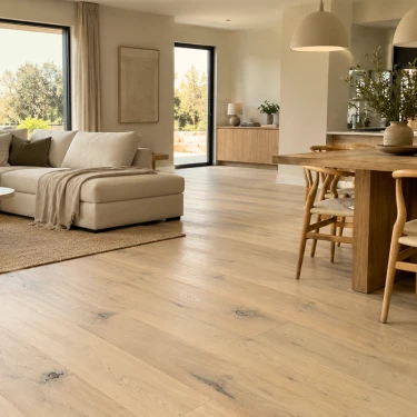 Parquet bois chêne contrecollé Sienna invisible - ép. 14/3 x l.190 x L.2200 mm
